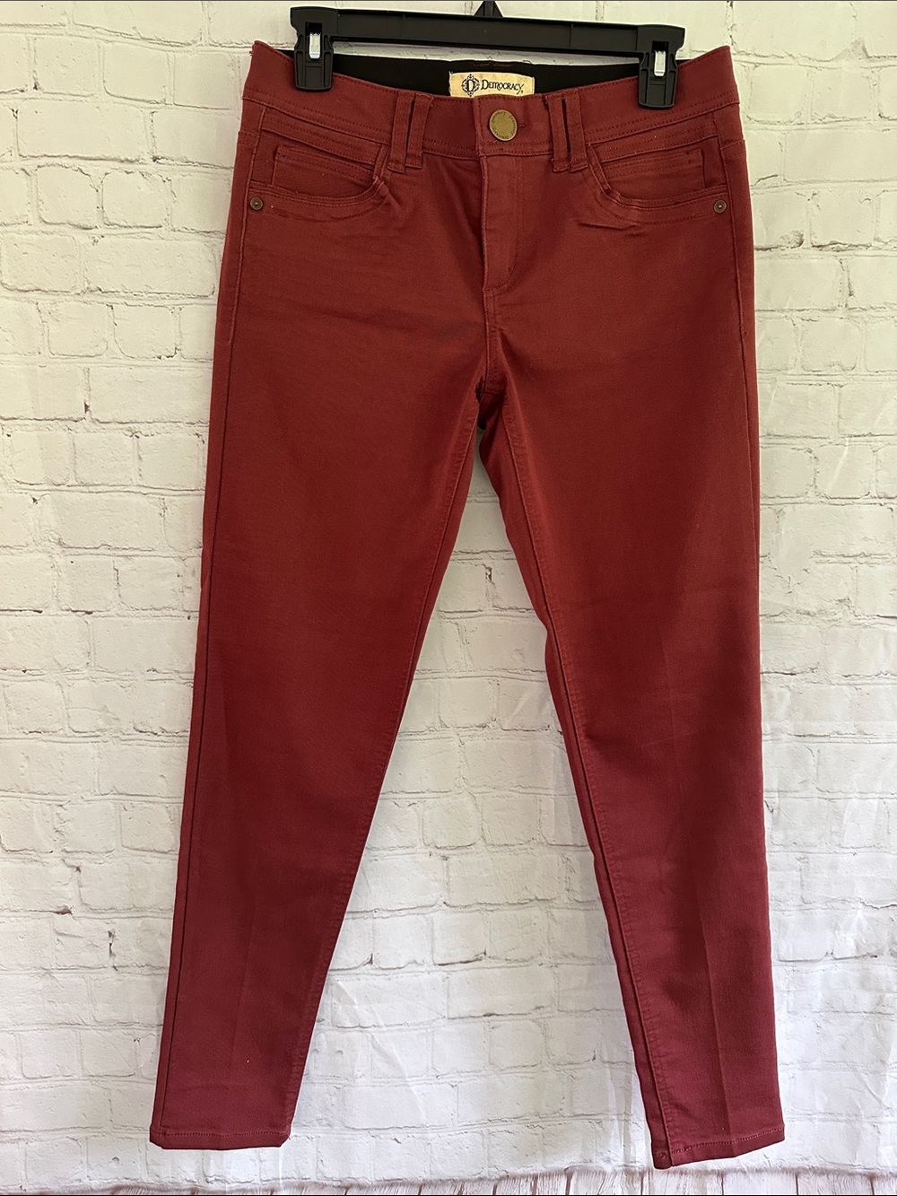 Democracy Ab Solution Skinny Jeans in light Burgundy size 4